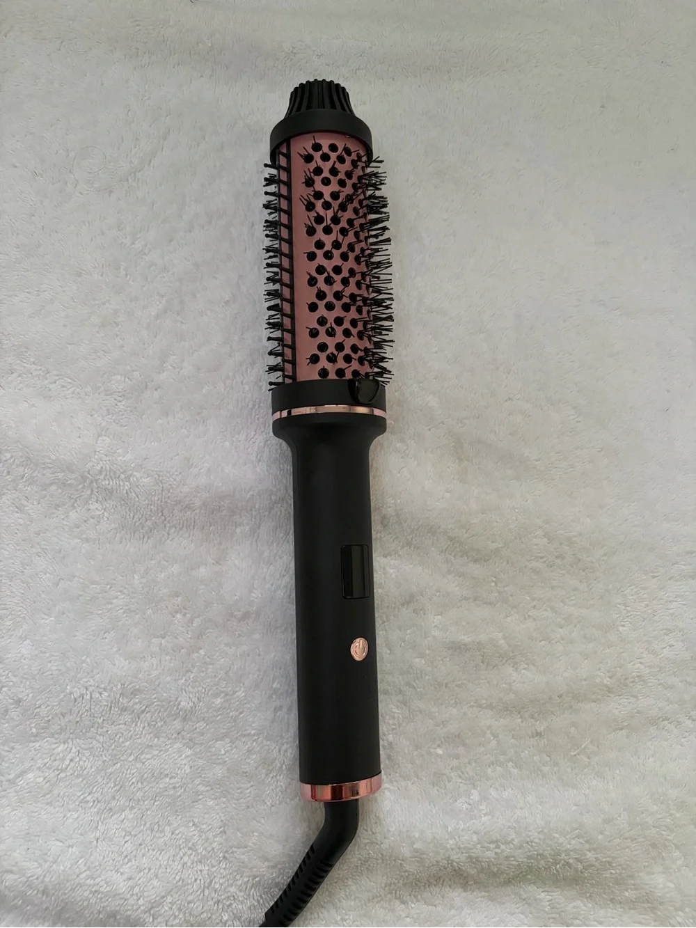 BLUSH Thermal Styling Brush 1.5” Tourmaline Ceramic 410°F Pink Black